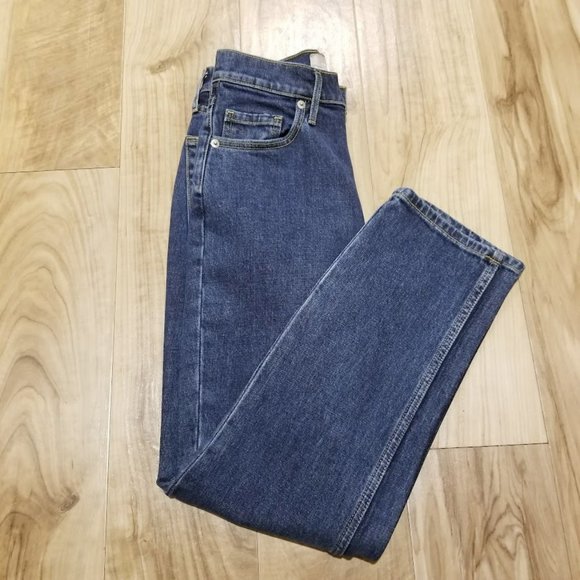 Everlane Original Cheeky Jean Organic Cotton Womens Size 25 Crop 26x26 - Picture 1 of 13